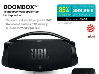 CITTI Markt JBL Tragbarer wasserdichter Lautsprecher BOOMBOXWIFI Angebot