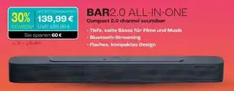 CITTI Markt JBL Compact 2.0 channel soundbar BAR2.0 ALL-IN-ONE Angebot