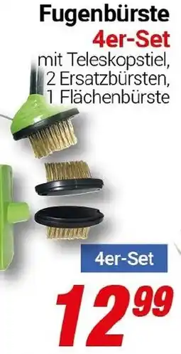 CENTERSHOP Fugenbürste 4er-Set Angebot