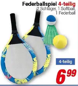 CENTERSHOP Federballspiel 4-teilig Angebot