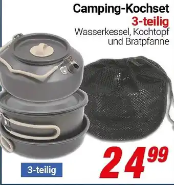 CENTERSHOP Camping-Kochset 3-teilig Angebot