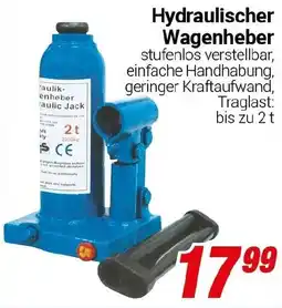 CENTERSHOP Hydraulischer Wagenheber Angebot