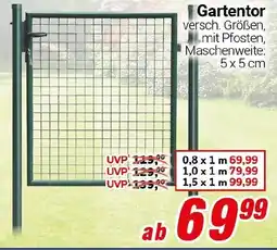 CENTERSHOP Gartentor Angebot