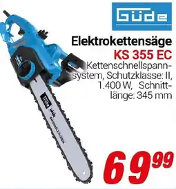 CENTERSHOP Güde Elektrokettensäge KS 355 EC Angebot