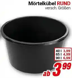 CENTERSHOP Mörtelkübel RUND Angebot