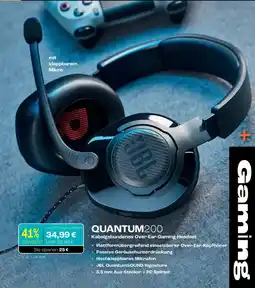 CITTI Markt JBL Kabelgebundenes Over-Ear-Gaming-Headset QUANTUM200 Angebot