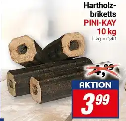 CENTERSHOP Hartholz- briketts PINI-KAY Angebot