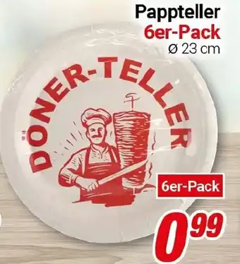 CENTERSHOP Pappteller 6er-Pack Angebot