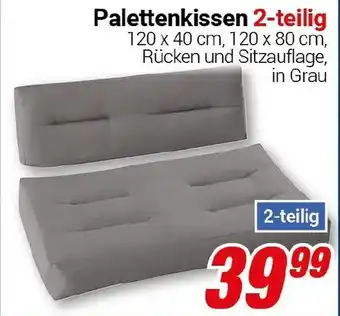 CENTERSHOP Palettenkissen 2-teilig Angebot