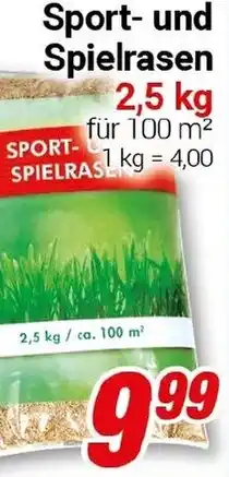 CENTERSHOP Sport- und Spielrasen Angebot