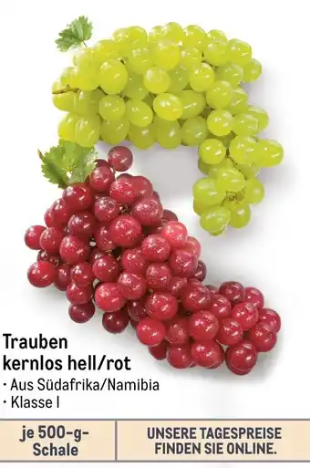 METRO Trauben kernlos hell/rot Angebot