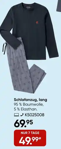 Galeria SCHIESSER Schlafanzug, lang Angebot