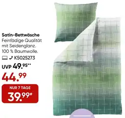 Galeria BIERBAUM Satin-Bettwäsche Angebot