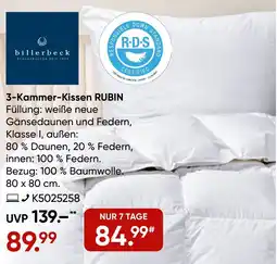 Galeria billerbeck 3-Kammer-Kissen RUBIN Angebot