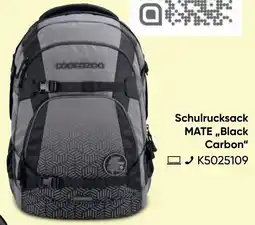 Galeria coocazoo Schulrucksack MATE,,Black Carbon" Angebot