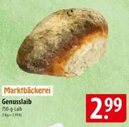 Famila Nord Ost Marktbäckerei Genusslaib Angebot