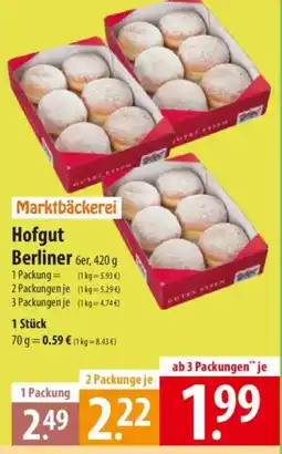 Famila Nord Ost Marktbäckerei Hofgut Berliner Angebot