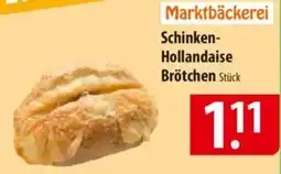 Famila Nord Ost Marktbäckerei Schinken- Hollandaise Brötchen Angebot