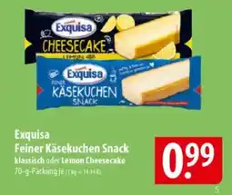 Famila Nord Ost Exquisa Feiner Käsekuchen Snack klassisch oder Lemon Cheesecake Angebot