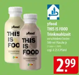 Famila Nord Ost yfood THIS IS FOOD Trinkmahlzeit Angebot