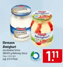 Famila Nord Ost Ehrmann Almighurt Angebot