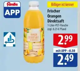 Famila Nord Ost Frischer Orangen Direktsaft Angebot