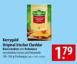 Famila Nord Ost Kerrygold Original Irischer Cheddar Käsescheiben oder Reibekäse Angebot