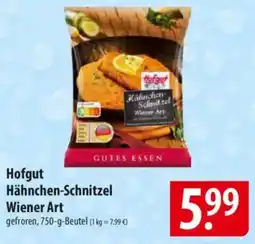 Famila Nord Ost Hofgut Hähnchen-Schnitzel Wiener Art Angebot