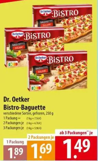 Famila Nord Ost Dr. Oetker Bistro-Baguette Angebot