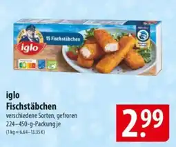 Famila Nord Ost iglo Fischstäbchen Angebot