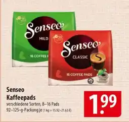 Famila Nord Ost Senseo Kaffeepads Angebot