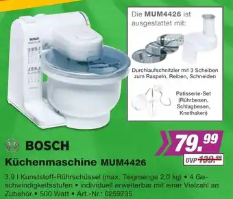 EP Bosch Küchenmaschine MUM4426 Angebot