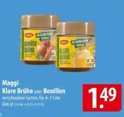 Famila Nord Ost Maggi Klare Brühe oder Bouillon Angebot