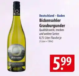 Famila Nord Ost Deutschland – Baden Bickensohler Grauburgunder Angebot