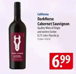 Famila Nord Ost California DarkHorse Cabernet Sauvignon Angebot