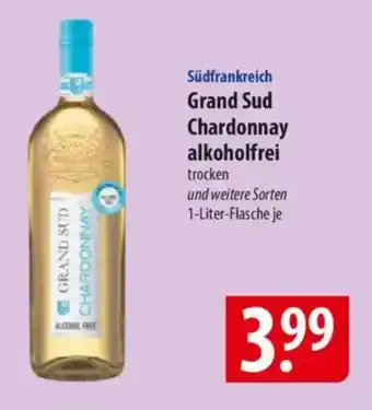 Famila Nord Ost Südfrankreich Grand Sud Chardonnay alkoholfrei Angebot