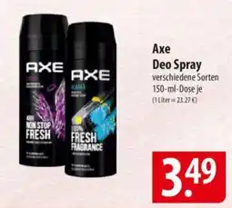 Famila Nord Ost Axe Deo Spray Angebot