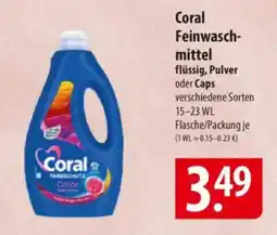 Famila Nord Ost Coral Feinwasch- mittel flüssig, Pulver oder Caps Angebot