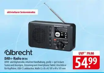 Famila Nord Ost albrecht DAB+-Radio DR 86 Angebot