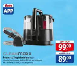 Famila Nord Ost CLEANmaxx Polster- & Teppichreiniger 15177 Angebot