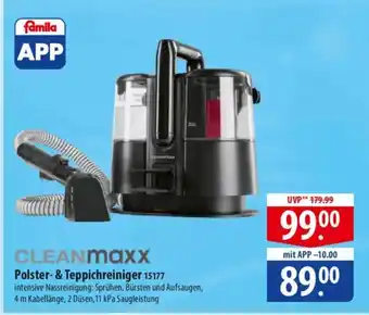 Famila Nord Ost CLEANmaxx Polster- & Teppichreiniger 15177 Angebot