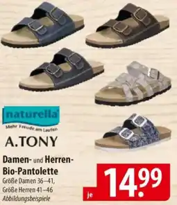 Famila Nord Ost A.TONY Damen- und Herren- Bio-Pantolette Angebot