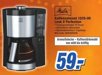 K+B Expert Melitta Kaffeeautomat 1025-06 Look V Perfection Angebot