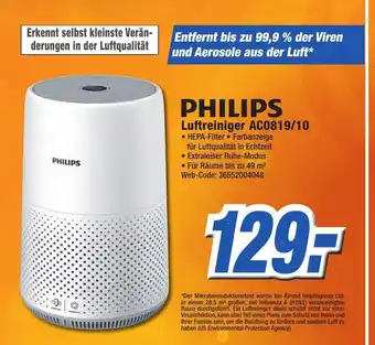 K+B Expert Philips Luftreiniger ACO819/10 Angebot