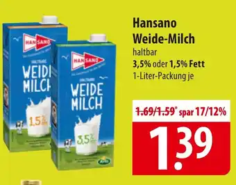 Famila Nord Ost Hansano Weide-Milch Angebot