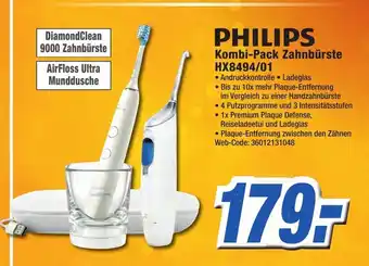 K+B Expert Philips Kombi Pack Zahnbürste HX8494/01 Angebot