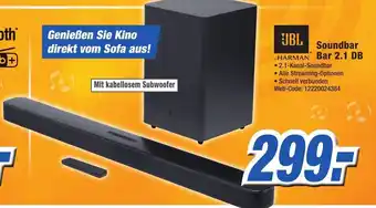 K+B Expert JBL Soundbar Bar 2.1 DB Angebot