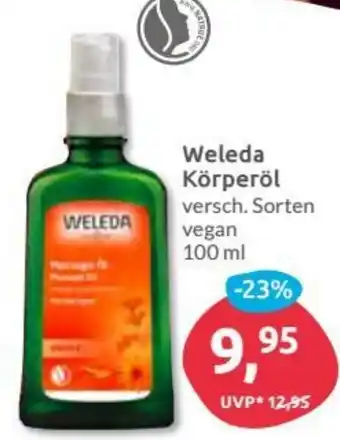 Budni Weleda Körperöl 100ml Angebot