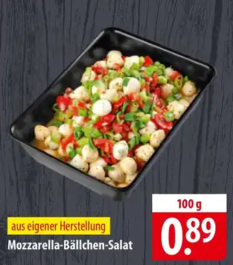 Famila Nord Ost aus eigener Herstellung Mozzarella-Bällchen-Salat Angebot