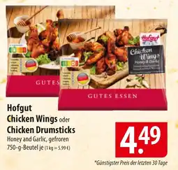 Famila Nord Ost Hofgut Chicken Wings oder Chicken Drumstick Angebot